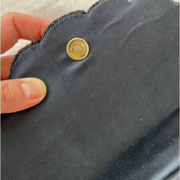 Vintage beaded mini bag, OS, black, red, bronze, gold, multi - Picture 11 of 11